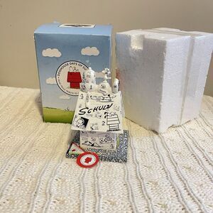 Peanuts Westland Doghouse Days Summer Snoopy Woodstock Thank You Mr. Schulz 8641